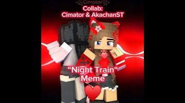 “Night Train“ Trend - Mine-imator Minecraft Animation #shorts #minecraftanimations #minecraftshorts