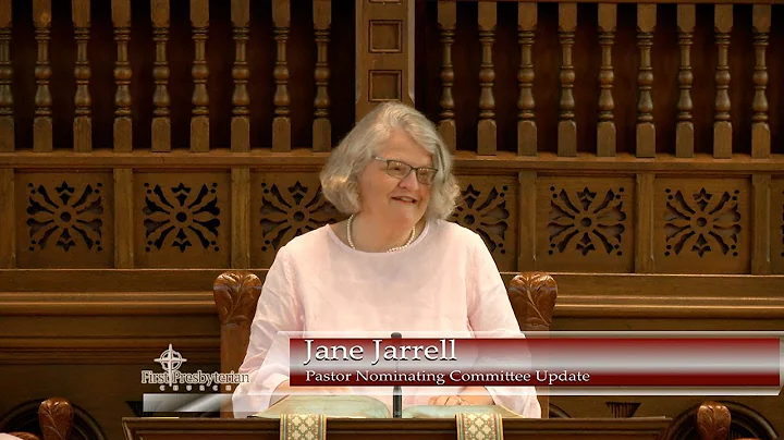 First Presbyterian Church - Pastor Nominating Comm...