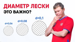 На что влияет ТОЛЩИНА ЛЕСКИ при ловле на ЗИМНЮЮ МОРМЫШКУ?