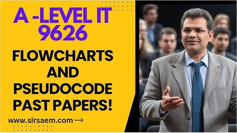 Flowcharts and Pseudocode past papers! - A Level IT 9626