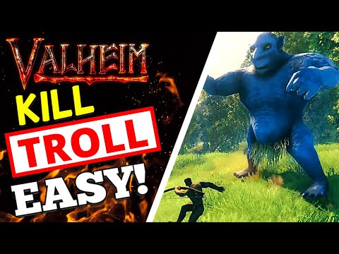 Valheim - How To Find + Kill a Troll! EASY!