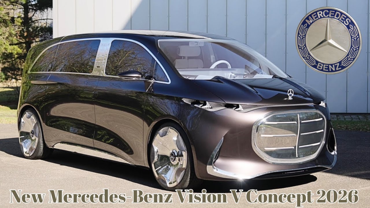 Mercedes-Benz Introduced Ritzy Luxury Van with Vision V Concept