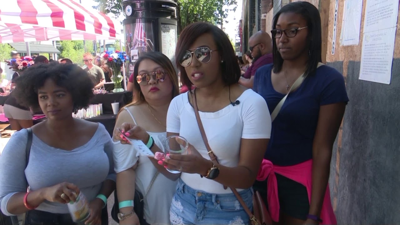 Dallas Holds Mimosa Walk YouTube