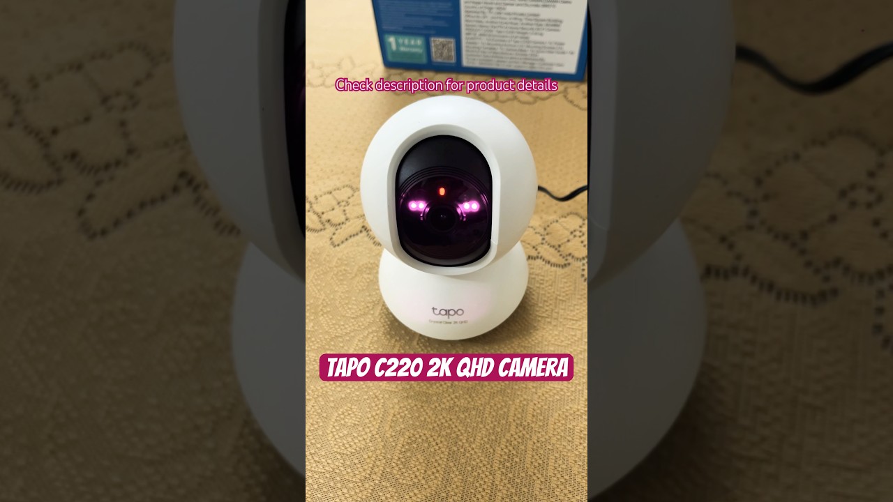 This Is a Tp-Link Tapo C220 Pan/Tilt Ai Home Security Wi-Fi Camera.