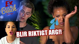 EDWINS VIDRIGA BETEENDE MOT NORA! | REAGERAR PÅ EX ON THE BEACH AVSNITT 13