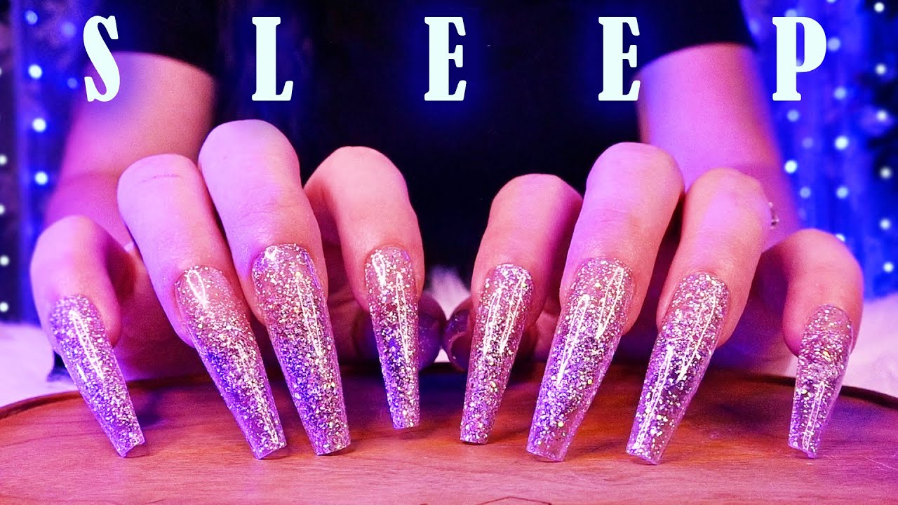 ASMR Tapping & Scratching to Help You Sleep (No Talking) Gentle Tapping & Long Nails - 2 Hours
