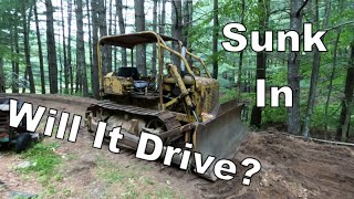 Allis Chalmers HD5 Dozer; Sunk in the Ground, Will it Drive Out?