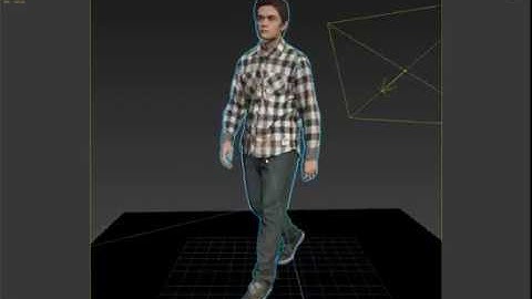 Urban Man Walking 3D Model