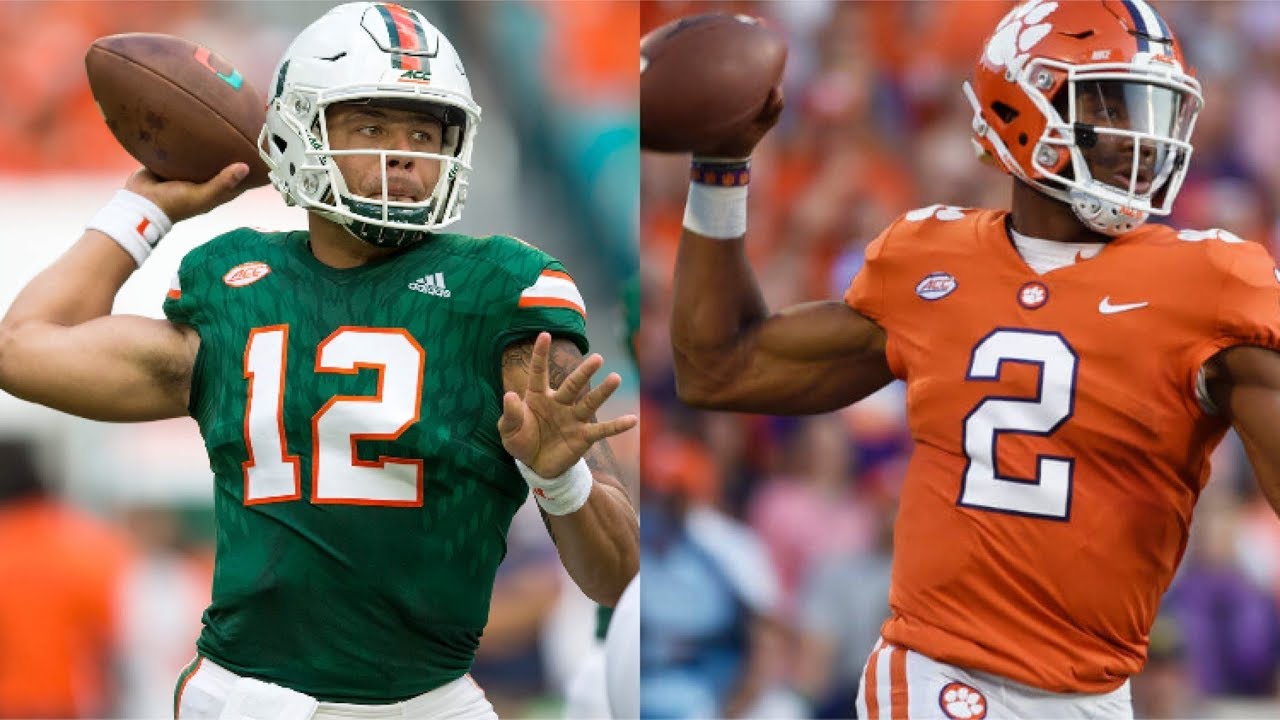 Miami Hurricanes lose the ACC Championship 38-3 to the Clemson Tigers