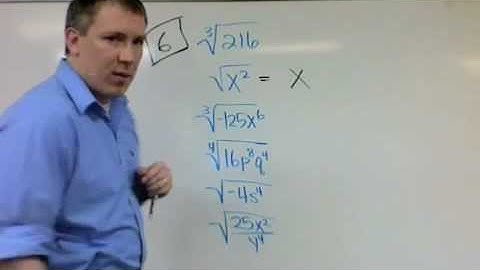 Algebra 2 -- Lesson 5.5 -- Radical Expression (Part II)