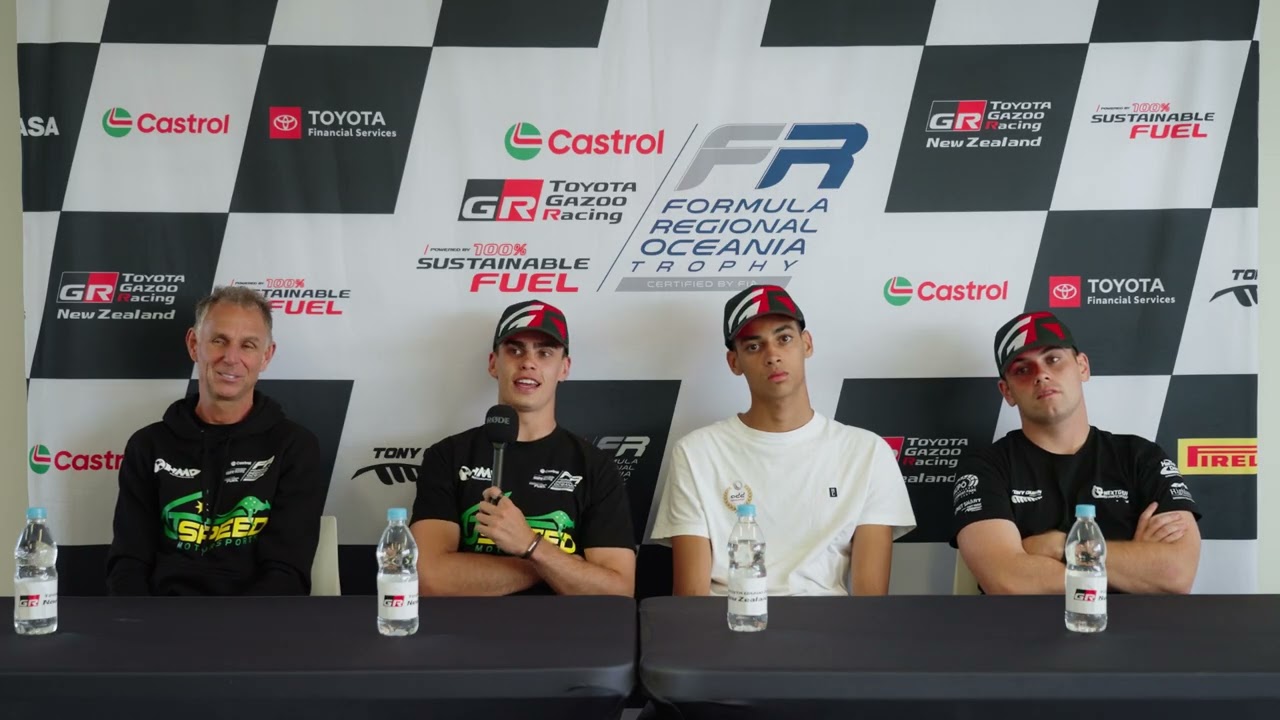 2026 Castrol Toyota Formula Regional Oceania Trophy Round 2 Saturday - Press Conference