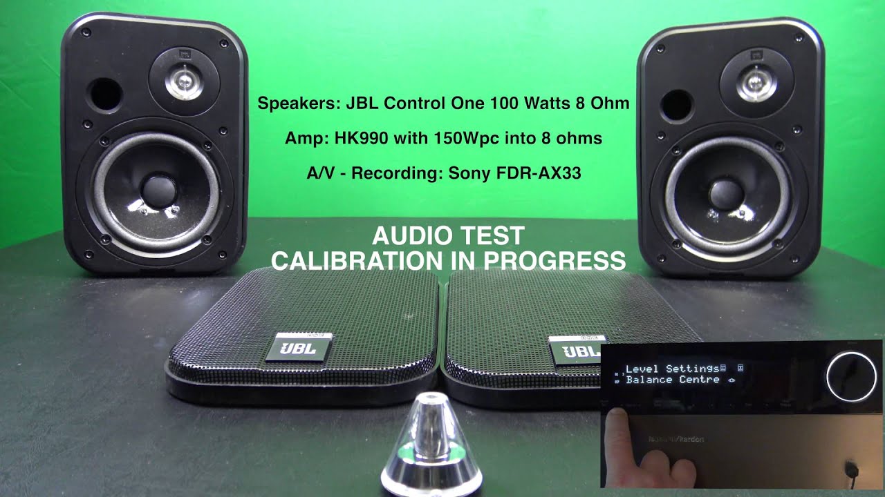 JBL Control One Audio Test - YouTube