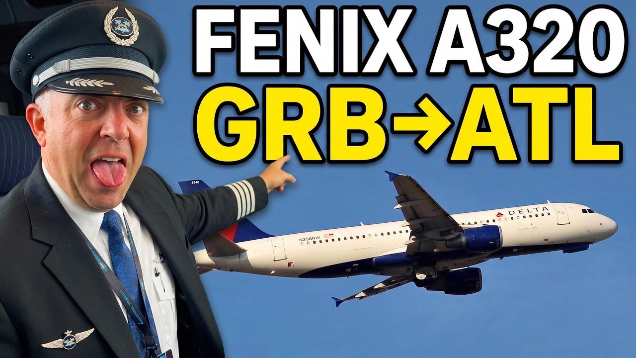 Fenix A320 Full Flight: Green Bay to Atlanta (Delta Virtual)