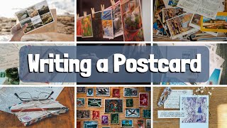آموزش نوشتن Postcard در زبان انگلیسی | آموزش کتاب Solutions Elementary جلسه 109