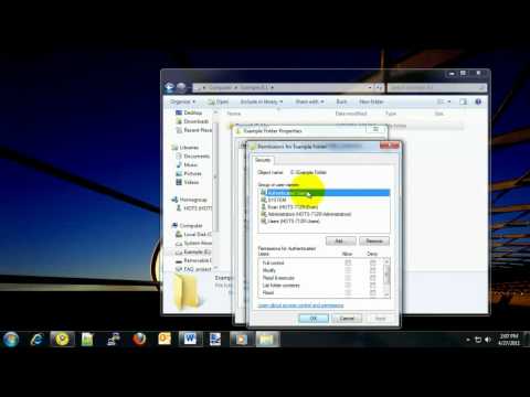 Windows 7: Change File or Folder Permissions hqdefault