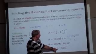 Exponential Functions Compound Interest