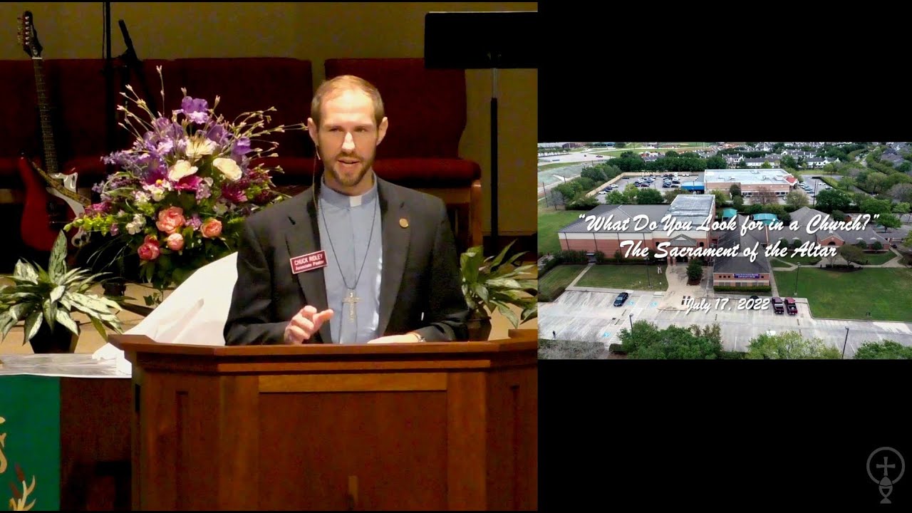 7/17/2022 - Pastor Chuck Ridley continues a sermon series, 