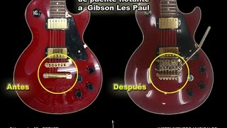 Guitar Tuning ® Instalación de puente flotante en Les Paul - YouTube