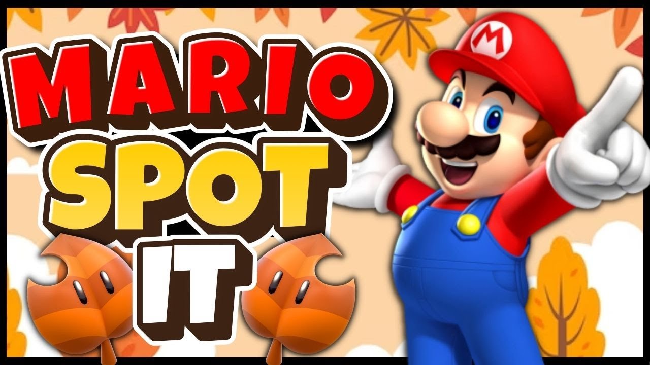 Mario Spot It | Fall Brain Break | Just Dance | GoNoodle Inspired - YouTube