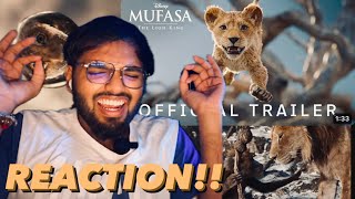 Mufasa: The Lion King - Teaser Trailer | REACTION!! |