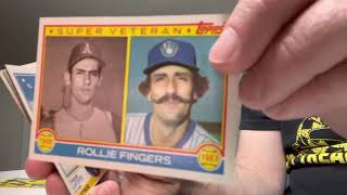 Opening up a 1983 Topps Wax pack