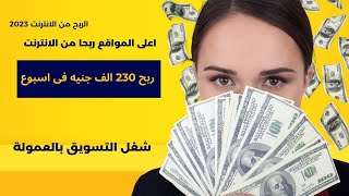 ربح 230 الف جنيه فى اسبوع | الربح من الانترنت 2023 | نركز فقط علي اعلي الطرق الربحية