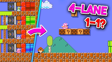 This 1-1 Remake Was MADE for Multiplayer Versus... (Super Mario Maker 2 Online)