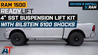 20092018 Ram 1500 ReadyLIFT 4'' SST Suspension Lift Kit w/ Bilstein 5100 Shocks Review & Install