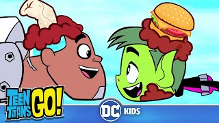 Teen Titans Go! en Français | Bataille de nourriture ! | DC Kids