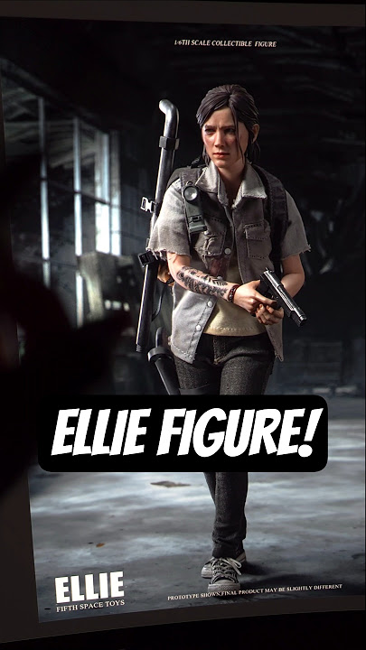 The last of Us Part 2 ELLIE FIGURE! #thelastofus #actionfigures #toys #elliewilliams #hottoys