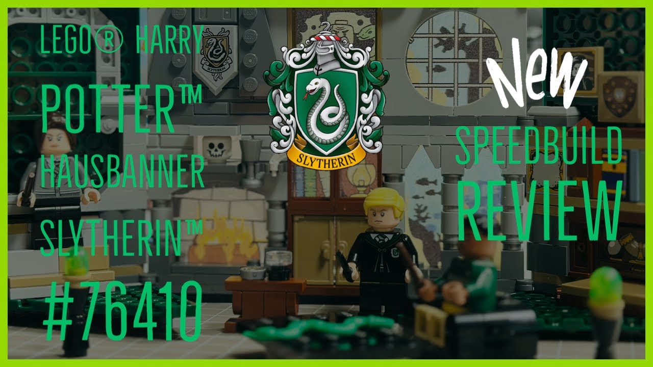 #76410 @JBSpielwaren Review YouTube Potter™ Harry Speedbuild LEGO® - Hausbanner Slytherin™ -