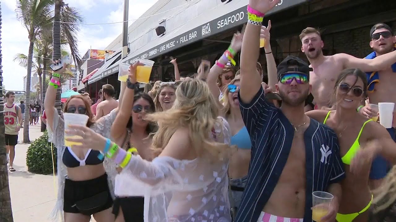 Spring breakers party on in Fort Lauderdale despite COVID-19 cases ...