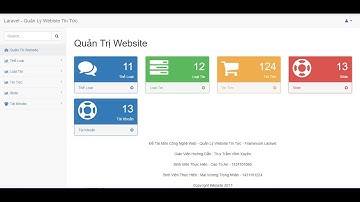 Xây dựng trang website laravel tin tức teamplete backend fontend full.