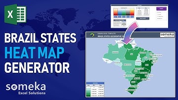 Brazil Heat Map Generator | Dynamic Heat Map Excel Template
