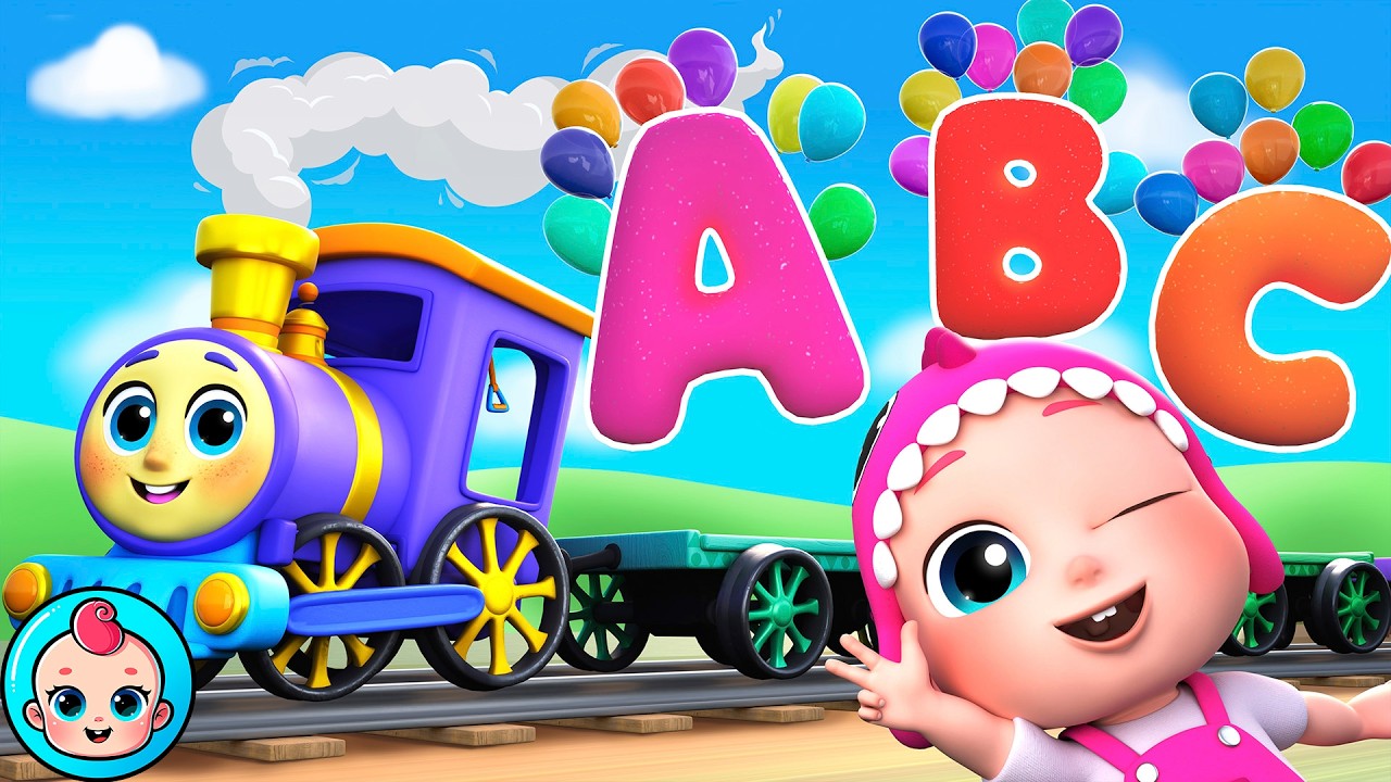 ABC Song 🎈 | Alphabet Song with Bubbles & Trains | Bubbleee - Funny Kids Songs