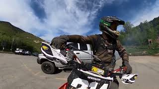 Long Live 2 stroke dirt bikes! Honda CR500 single track trail riding filmed in 360