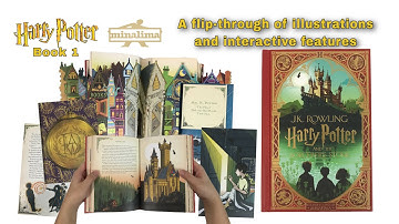 Flip-through - Harry Potter and the Sorcerer’s Stone - Designed and illustrated by MinaLima