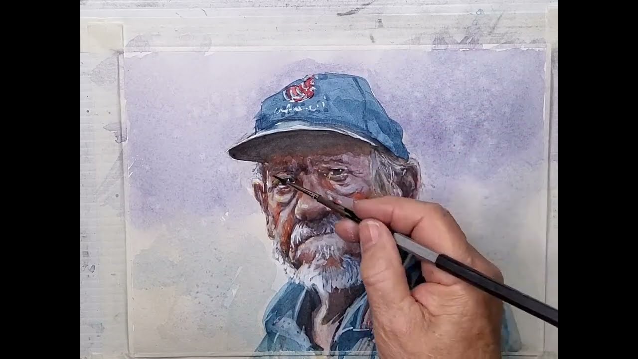 245a Man in a blue cap