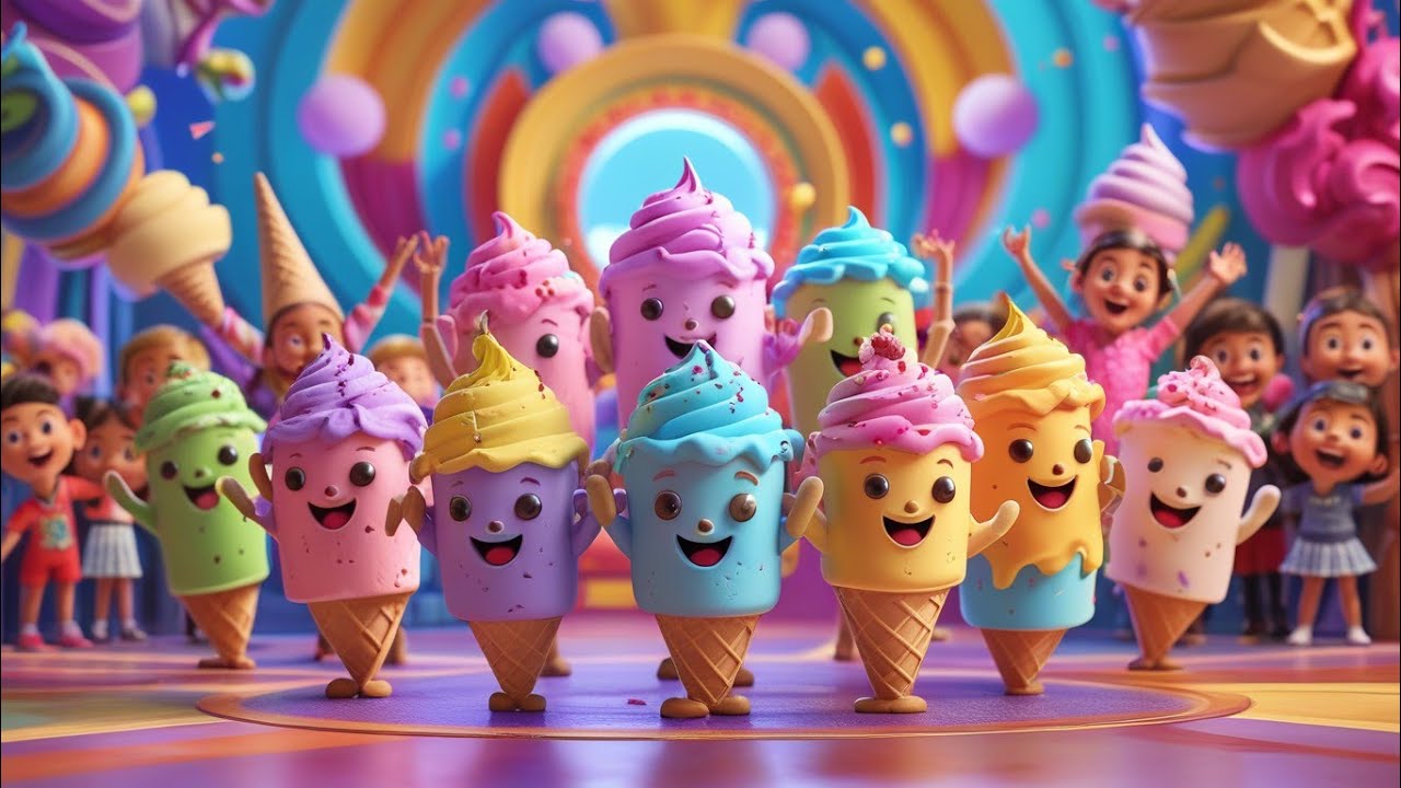 Kids Ice Cream Song in Hindi | Yummy Yummy Cream | Little Joy Kids 87