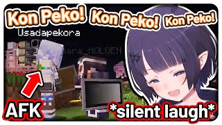 Ina watches Kiara do this while Pekora is AFK 【Hololive】