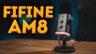 FIFINE AM8. Стильный USB/XLR микрофон с бомбезным звуком.