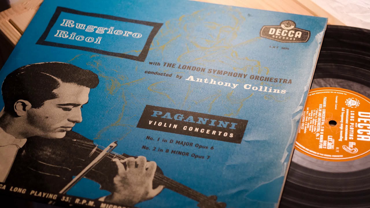 Paganini Violin Concerto No. 2 Ruggiero Ricci LSO Anthony Collins