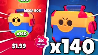 x140 GLITCHED Mega Box Offer - What $2 Can Do In Brawl Stars