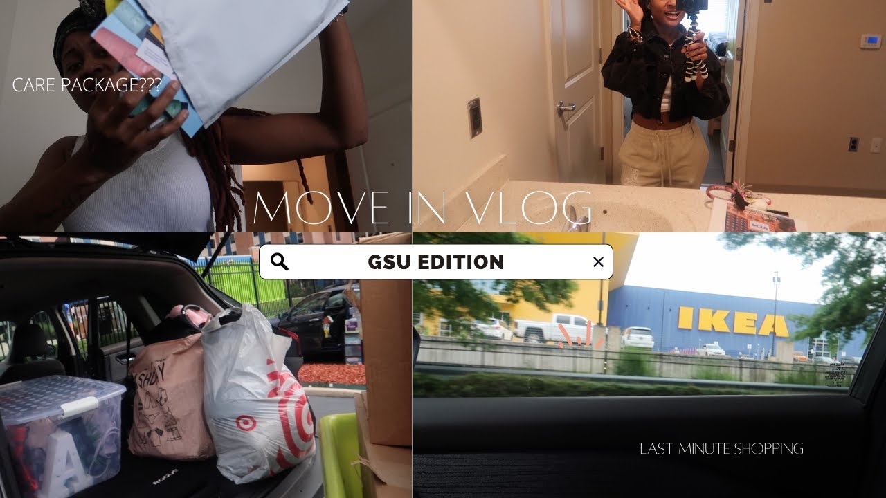 VLOG/GRWM: move in at Georgia State 💙 - YouTube