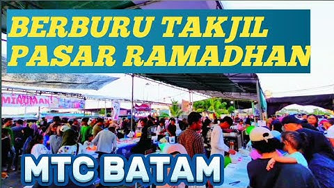 PASAR TAKJIL BERBURU KULINER || BAZAR RAMADHAN