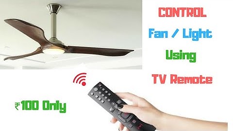 Control Fan / Light Using TV remote || Arduino UNO