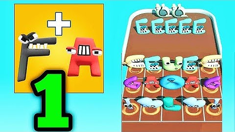 Merge Alphabet : Lord Run All Levels Part 1 Gameplay Walkthrough