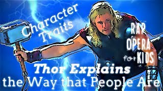 Character Traits Song for Middle School with Character Traits Worksheets