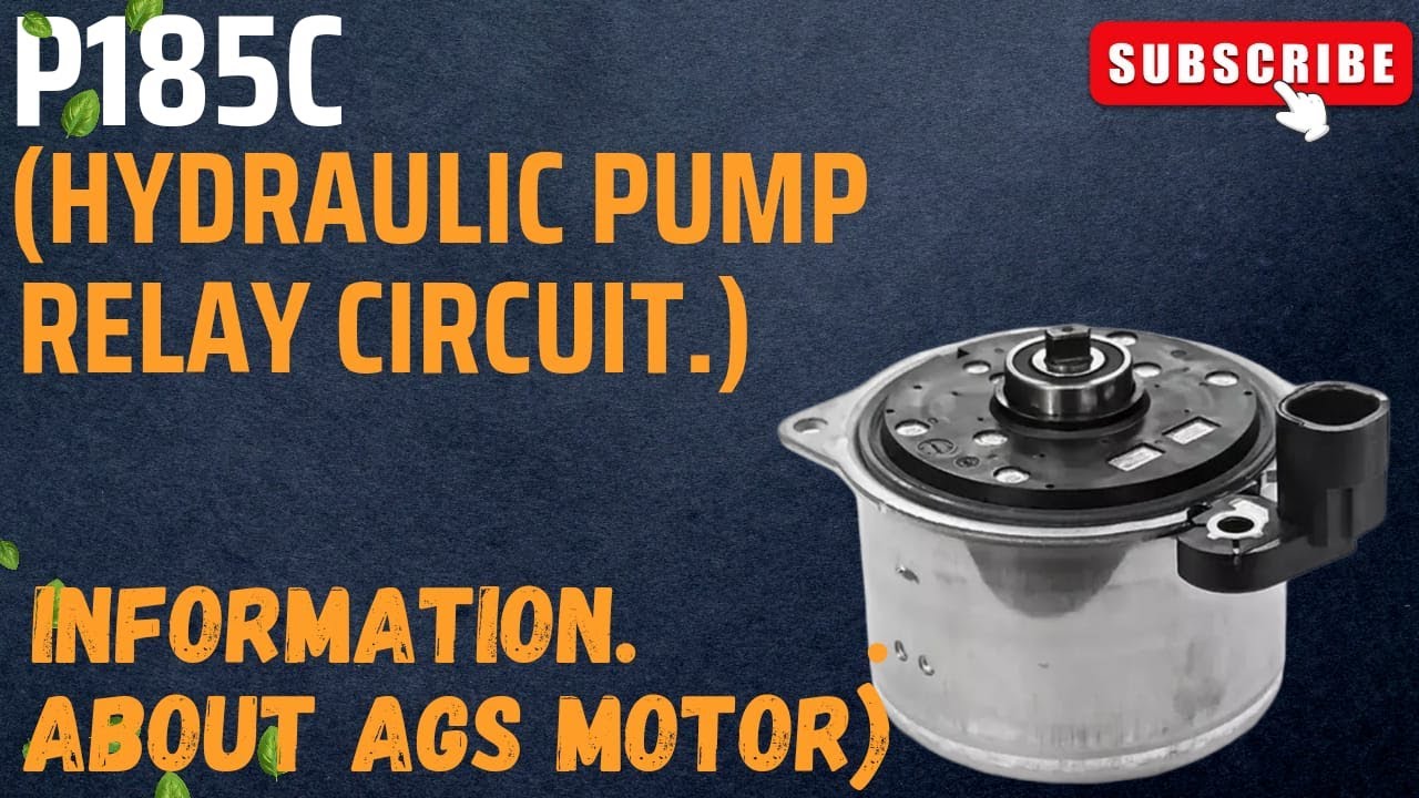 P185C Hydraulic Pump Relay Circuit Information - Explained - YouTube