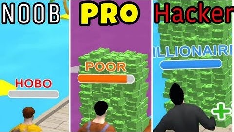 NOOB vs PRO vs HACKER in Money Run 3D